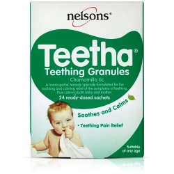 NELSONS TEETHA NATURAL TEETHING GRANULES 24 SACHETS 